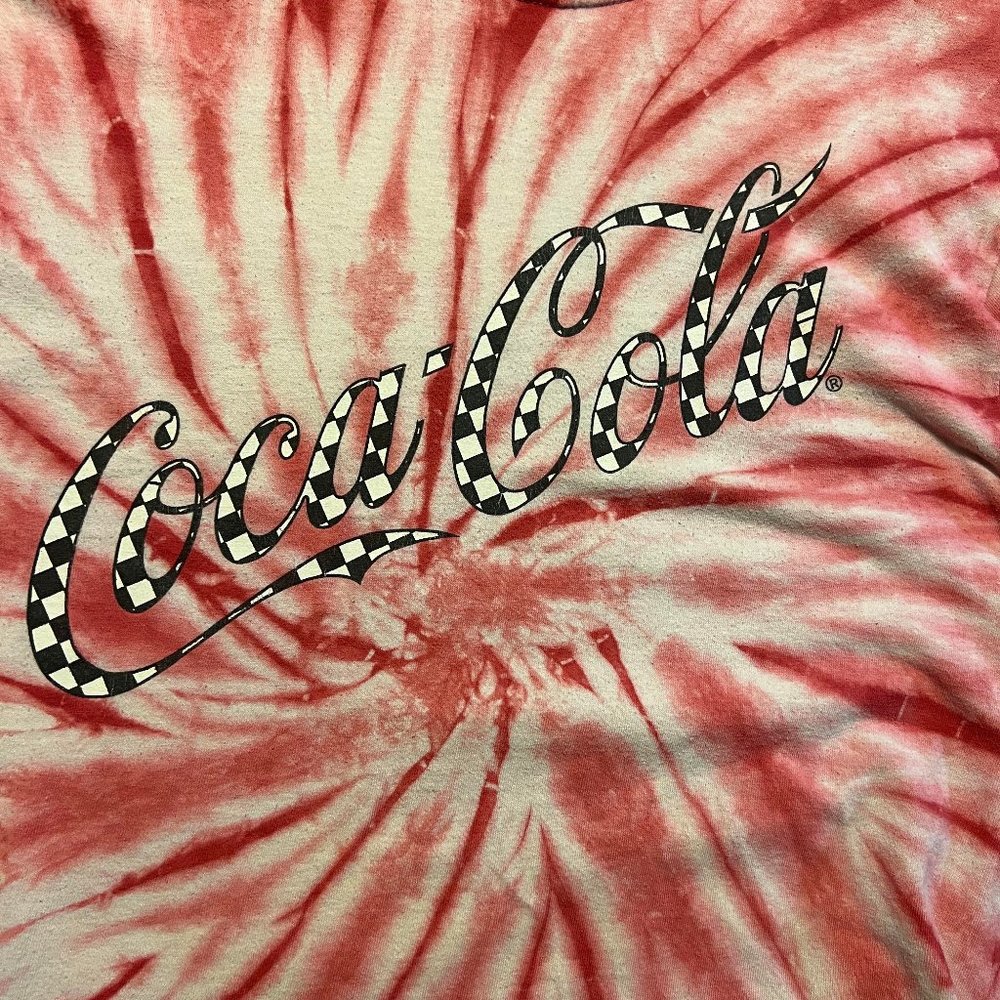 Hand Tied Dyed Coca Cola T Shirt